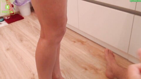 Russian Couple Jerico And Kelcie Camshow In A Kitchen
