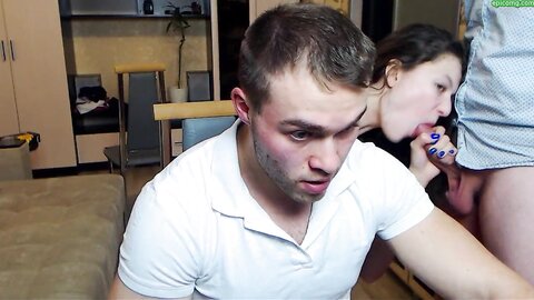 Russian Ginger Girl Sony And Kirill Groupsex Ack Covered With Cum
