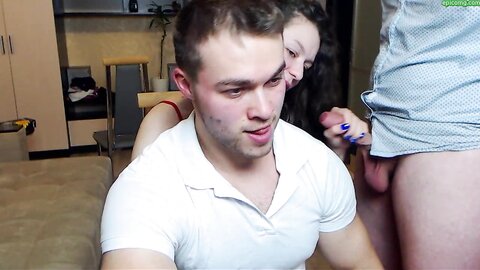 Russian Ginger Girl Sony And Kirill Groupsex Ack Covered With Cum