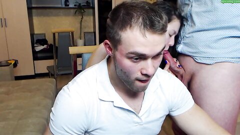 Russian Ginger Girl Sony And Kirill Groupsex Ack Covered With Cum