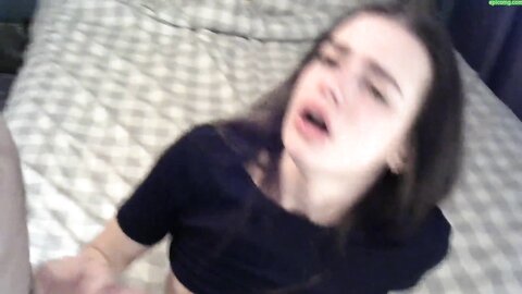 Russian Girl Gives Blowjob And Takes Cum In Mouth