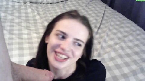 Russian Girl Gives Blowjob And Takes Cum In Mouth