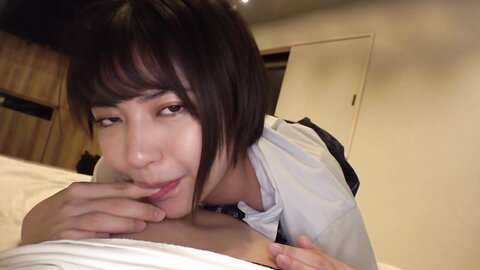 383NMCH-063 [Individual shooting] Gonzo with a short -haired milk girl at the end of a cram school with a...