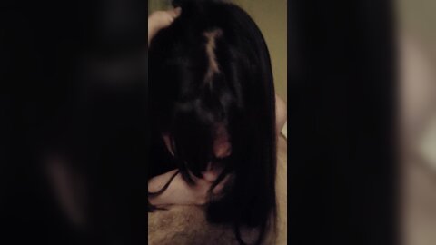 Hot Asian Girl Suck Big European Dick Until She Got Covered