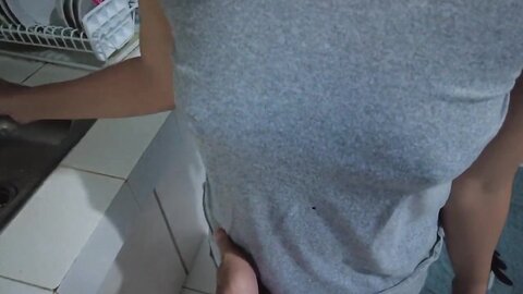 Indo Terbaru Ngewe Pacar Cantik Lagi Cuci Piring