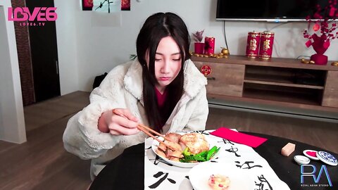 RAS-271新年人體書法爸爸的書法教學時間