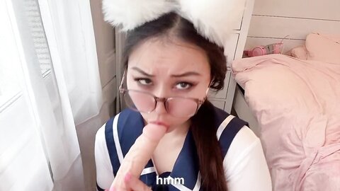 Did I Pass My Exam Asian Egirl Student In Cosplay Intimate Joi Solo M