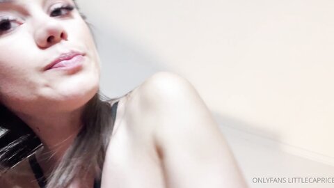 Onlyfans Little Caprice  Putting Cum From Mouth To My Tits In Pov