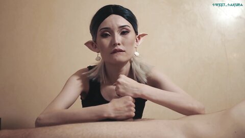 Elf Girl Sucks Human Cock For Glory