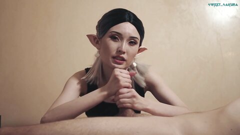 Elf Girl Sucks Human Cock For Glory
