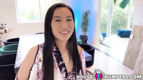 Househumpers My Wife Convinces Hot Asian Real Estate Agent To Have Thre