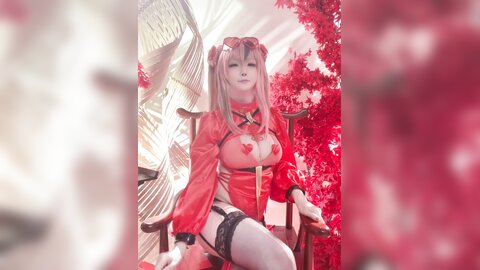 Cosplay 星之迟迟 2024年01月计划C 碧蓝航线 布莱默顿 新年旗袍ver 84P1V-3.19GB