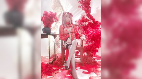 Cosplay 星之迟迟 2024年01月计划C 碧蓝航线 布莱默顿 新年旗袍ver 84P1V-3.19GB