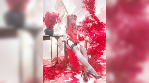 Cosplay 星之迟迟 2024年01月计划C 碧蓝航线 布莱默顿 新年旗袍ver 84P1V-3.19GB