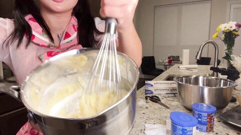 Slutty Asian Girl Bakes Cupcakes In Seethrough Lingerie Popular Tiktok