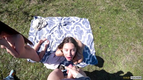 Two Awesome Married Couples Goldteachers And Passionbunny Fuck In The F
