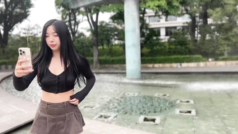 Asian Girl In Kimono Japan Vlog