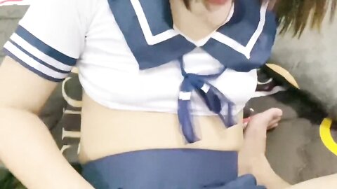 Japanese School Uniform And Her Pussy Is Very Beautiful