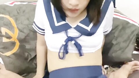 Japanese School Uniform And Her Pussy Is Very Beautiful