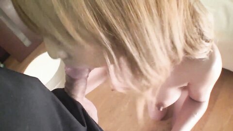 Lovely Japanese Girl Gives Him Head And Takes It From Behind