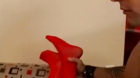 Ass Fuck Of Petite Asian Girl In Red Stockings  Pandemonium Prod