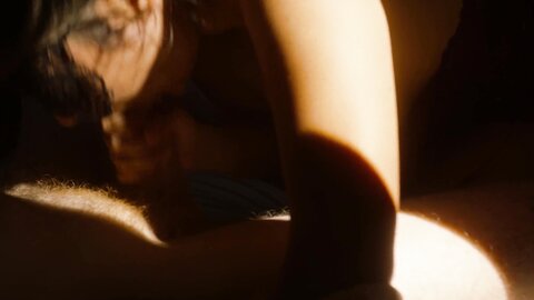 Cute Asian Girl Gives A Sensual Blowjob To A Big White Dick Closeup As