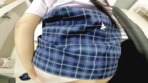 นักเรียน ปวช คาชุด Thai Student Girl