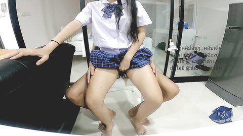 นักเรียน ปวช คาชุด Thai Student Girl