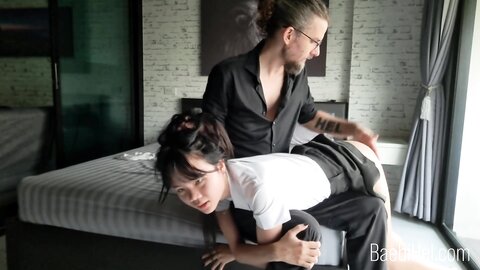 18Yo Asian *** Gets Spanked And Fingered In Her School Uniform