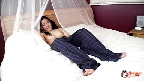 Solo Action With An Arousing Striptease Makes The Naughty Asian Babe Ex