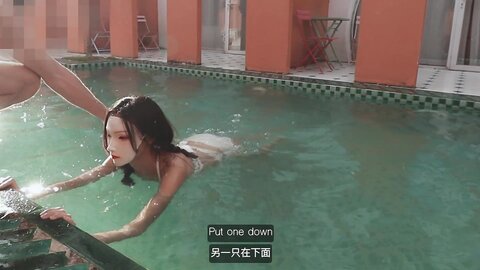Swimming Lesson With Chinese Vlogger Went Well