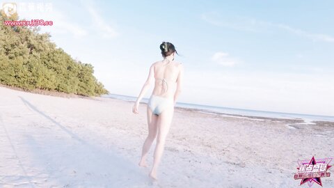 焦点jdsy-003小水水的海边露出日