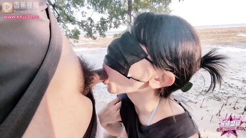 焦点jdsy-003小水水的海边露出日
