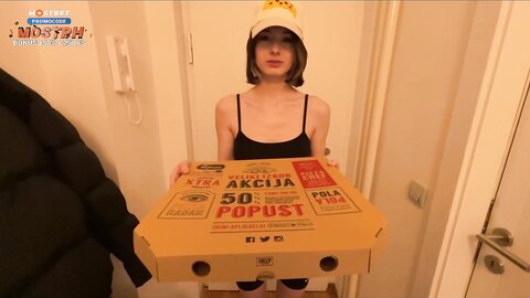 Sexy Delivery Girl Ate My Pizza And Let Me Fuck He