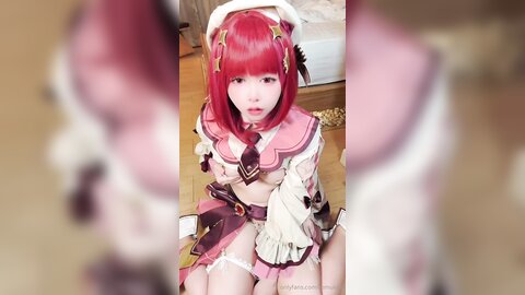 露脸反差可爱萝莉Remukira唯美Cos