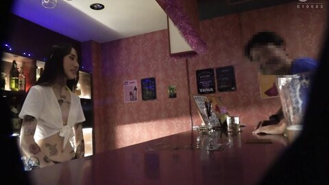 DVDMS-600 [Uncensored] Undercover At The Tattoo Girls Bar - Naughty Sluts Covered In Tattoos Go Wild For Huge Cocks...
