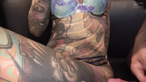 DVDMS-600 [Uncensored] Undercover At The Tattoo Girls Bar - Naughty Sluts Covered In Tattoos Go Wild For Huge Cocks...
