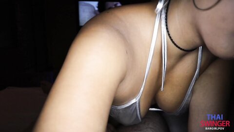 Silver Bikini Anal Pussy Creampie