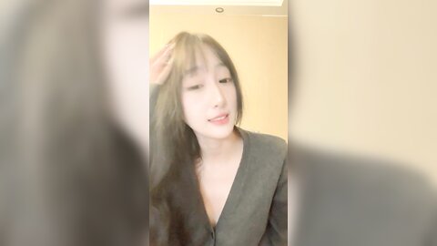 顶级尤物网红女神，衬衣黑丝美腿