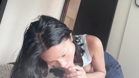 Waking Up My Step Brother With A Blowjob