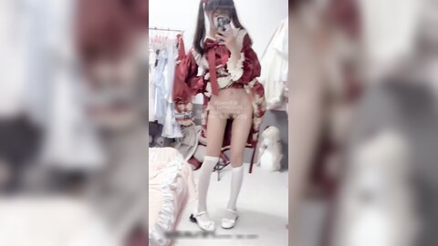 00后清纯反差少女『Lt软软兔』✅汉服裙 双马尾 白丝 Lo鞋1
