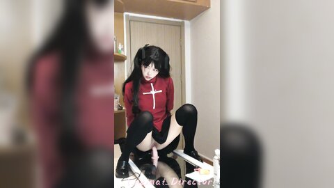 最新宅男女神Vip福利18分，网红极品美少女埋导演】Coser远坂凛