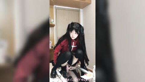 最新宅男女神Vip福利18分，网红极品美少女埋导演】Coser远坂凛