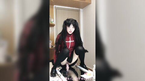 最新宅男女神Vip福利18分，网红极品美少女埋导演】Coser远坂凛