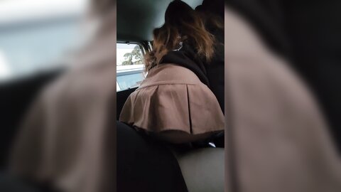 Quicky Cum In My Teen Pussy In The Car At The Park