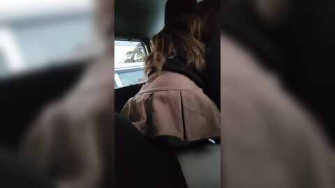 Quicky Cum In My Teen Pussy In The Car At The Park