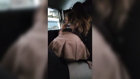 Quicky Cum In My Teen Pussy In The Car At The Park