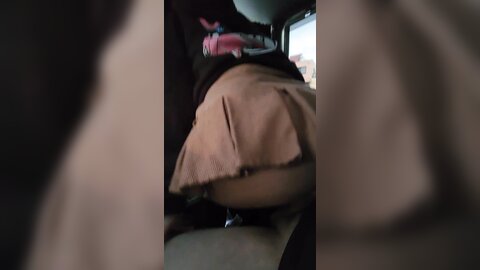 Quicky Cum In My Teen Pussy In The Car At The Park