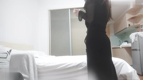 大神辟帝探花❤️酒店约炮黑色长裙极品外围女