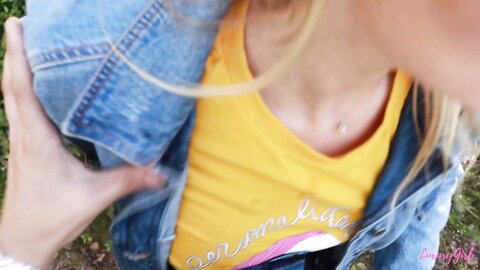 Kristina Sweet  Teenagers Have Public Sex On A Picnic Pov Blowjob And Amateur Doggystyle